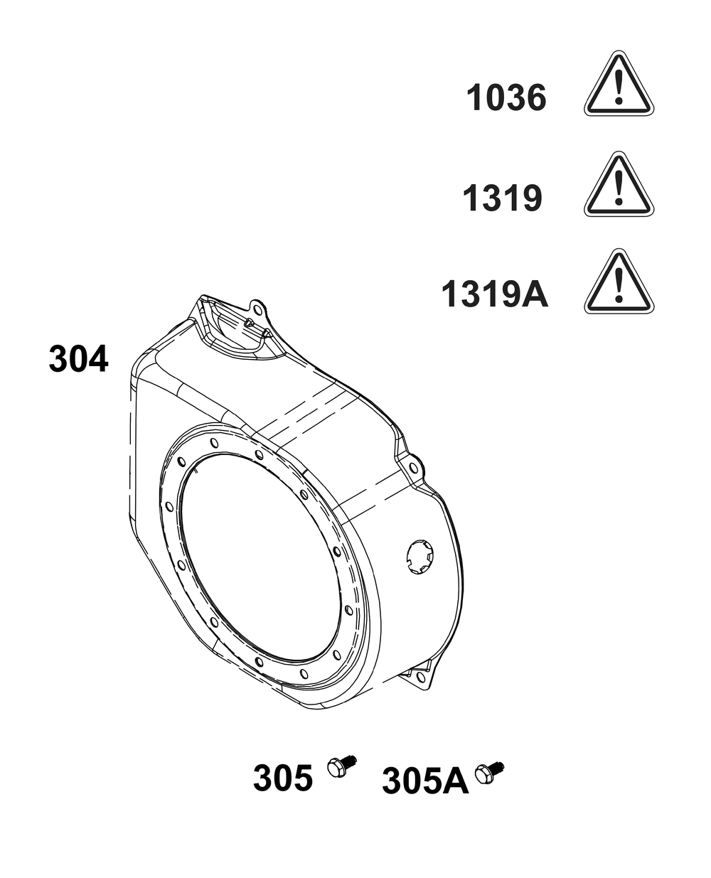 Blower Housing Group Diagram and Parts List for 13R232-0039-H5 100000 - 19Z999 Briggs and Stratton Engine